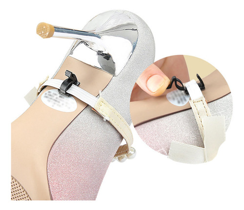1 Par De Correas Para Zapatos De Mujer, Elásticas Y Antidesl