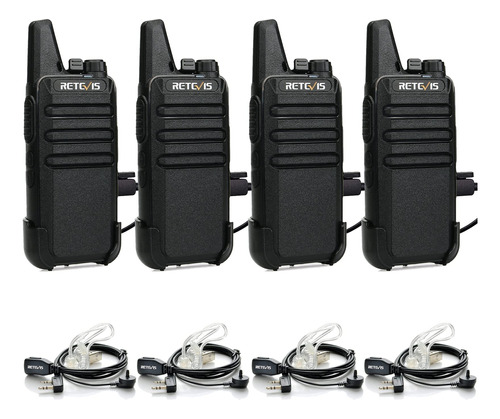 Retevis Rt22 Walkie Talkies Con Auricular, Radios Bidirecci.