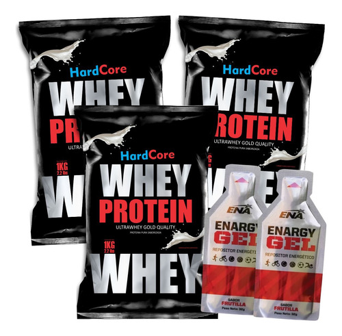 3k De Whey Protein Proteína Hardcore Wpc Promo!