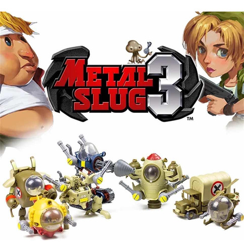 Metal Slug 3 Set Medel Kit 7pz De Xinshi Hobby