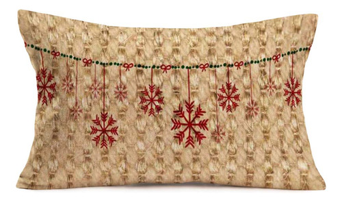 Xihomeli Fundas De Almohada Navideñas De 12 X 20 Pulgadas,.