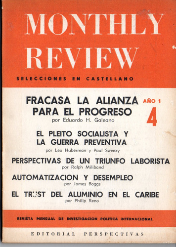 Monthly Review Nr. 4 - Año 1 - Noviembre-diciembre 1963 (0k)