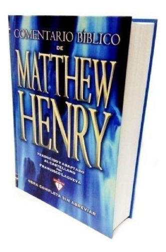 Libro - Libroentario Bíblico De Matthew Henry -