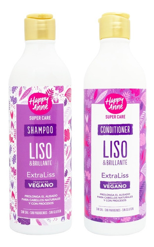 Happy Anne Liso & Brillante Shampoo + Acondicionador Pelo