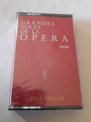 Cassette De Leyla Gencer Grandes Voces  Opera Sellado(1366