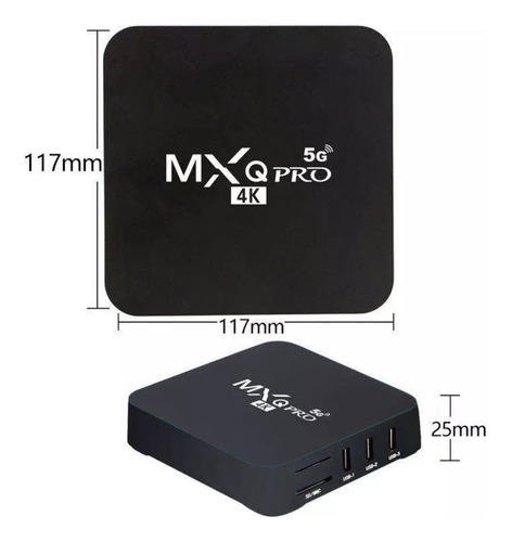 Smart Tv Box Android G96 4k Color Negro
