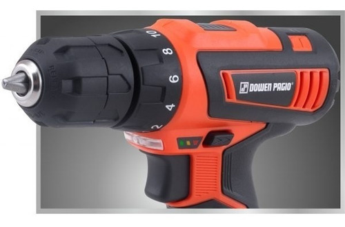Imagen 2 de 9 de Taladro A Batería Recargable Dowen Pagio 10 Mm 9992979