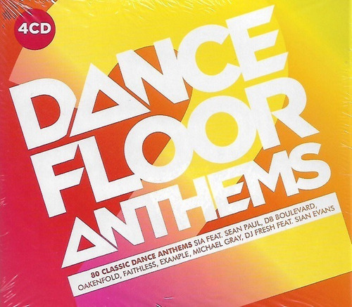 Box 4cds Dance Floor Anthems 2 / 80 Classic Dance (2019) Eur