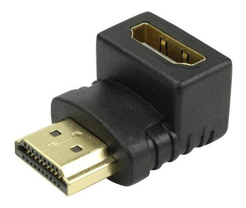 Adaptador Hdmi 90 Graus Em L Macho X Fêmea Tv Parede