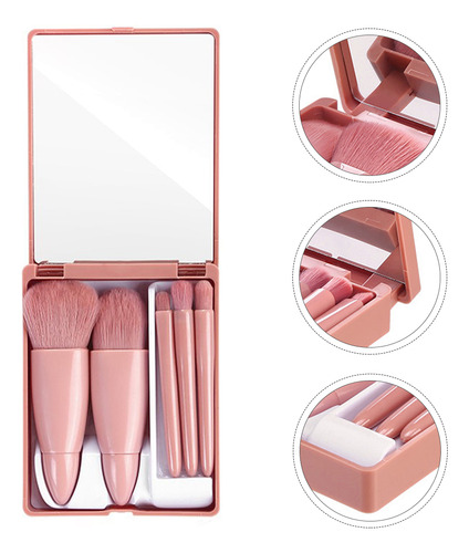 Aplicadores De Maquillaje, Brochas De Maquillaje Con Espejo,