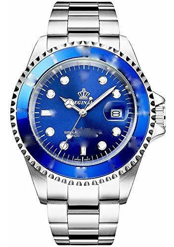 Mens Luxury Rotatable Bezel Calendar Sport Luminous Business