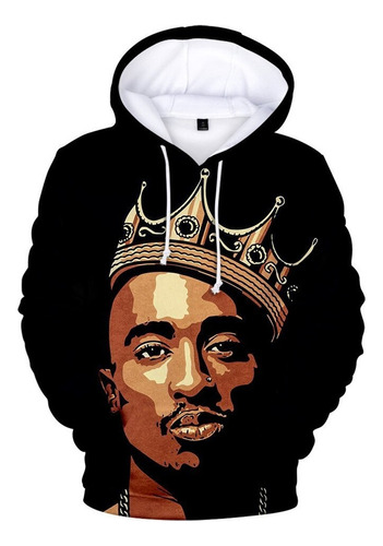 Sudaderas Con Capucha 2pac Rapper Tupac Con Estampado 3d Par