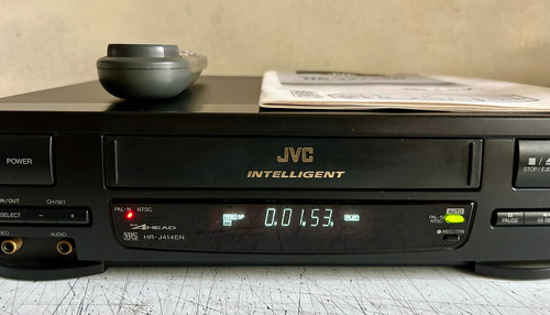 Videocasetera Videograbadora Jvc Impecable Completa !! Negro (Usado)