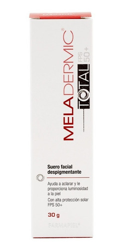 Imagen 3 de 7 de Suero Facial Aclarador Despigmentante Meladermic Fps 50+ 30g