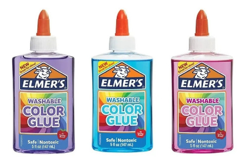 Cascola Elmers Para Slime Colores Transparente 147ml Febo