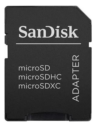 Adaptador Sd Sandisk Microsd Para Sdhc Sdxc Notebook Dslr