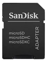 Comprar Adaptador Sd Sandisk Microsd Para Sdhc Sdxc Notebook Dslr