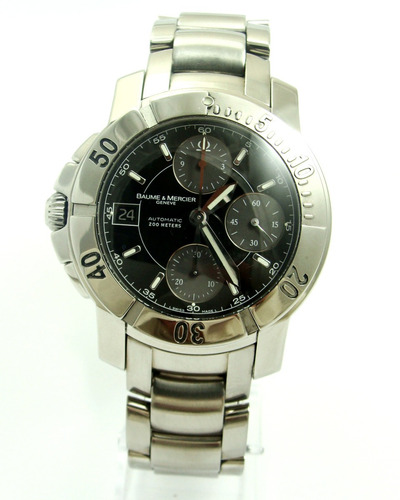Baume & Mercier Capeland-s Chrono Para Canhotos Raridade !!!