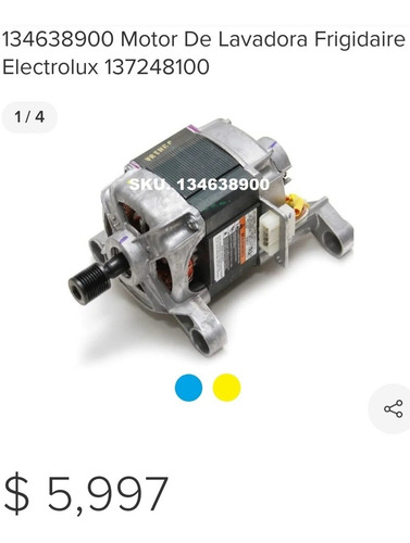 Motor Para Lavadora De Puerta Frontal Frigidaire. (Usado)