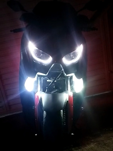 Kit Farol Drl Yamaha Xmax 250 21/22/23 Drl Facil Instalação
