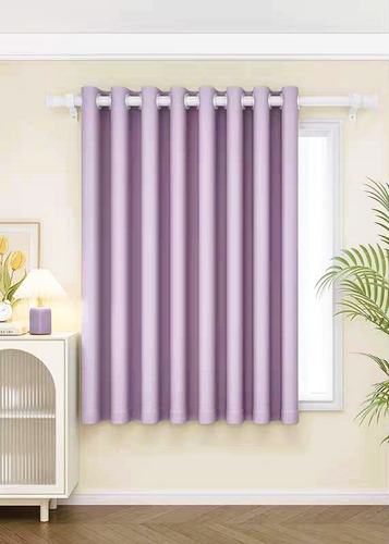 Cortinas 90% Blackout Mezcla De Algodón Y Microfibra 132x213