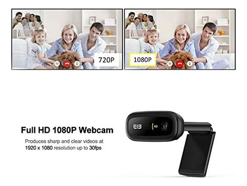 Elephone Ele Ecam X 1080p Full Hd Usb With Micrófono, Der