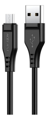 Cable De Datos Carga Rapida Usb-a A Micro-usb V8 Uso Rudo Color Negro