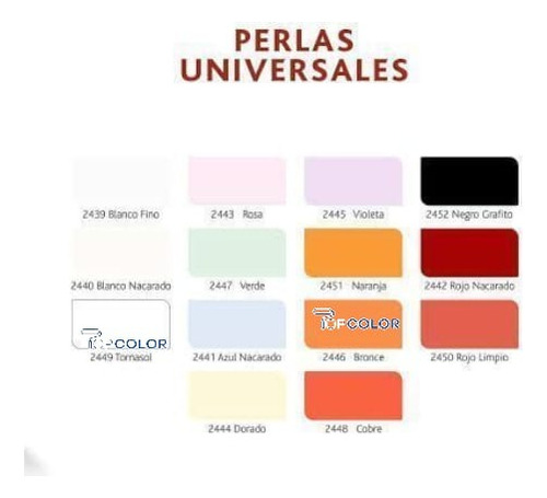 Perla Universal Liquida Tornasol 2449 Ipesa Litro