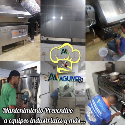 Imagen 5 de 10 de Mantenimiento Cocina Plancha Freidora Horno Marmita Volteo