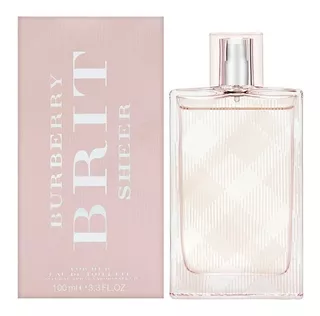 Perfume Brit Sheer Burberry Fem Edt 100ml Origina