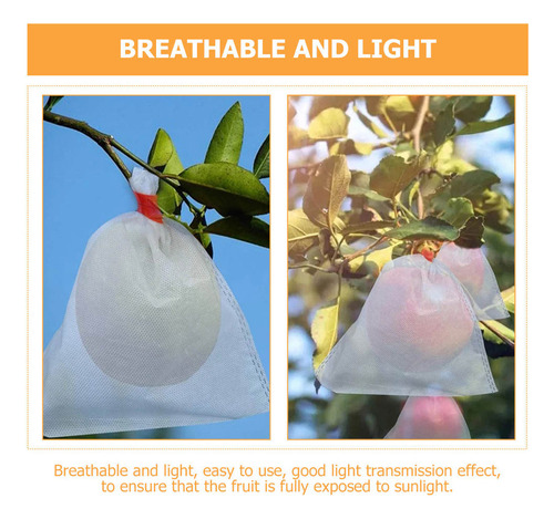 Bolsa Insect Net Para Frutas, Uvas, 100 Unidades