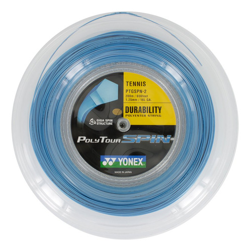 Cordaje Yonex Poly Tour Spin Azul