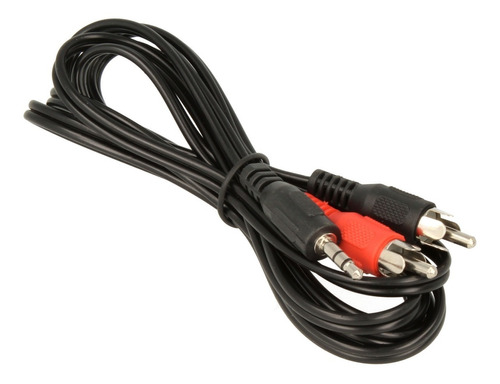 Cable De Audio Plug 3.5 Mm A 2 Rca Macho 1.5 Metros