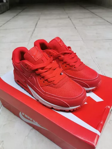 fractura puño Reconocimiento Air Max 90 Rojos | MercadoLibre 📦