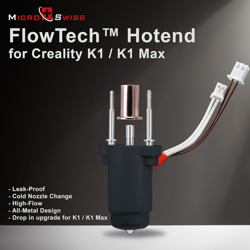 Micro Flowtech Hotend Creality K1 Y Older K1 Max - Boqu...