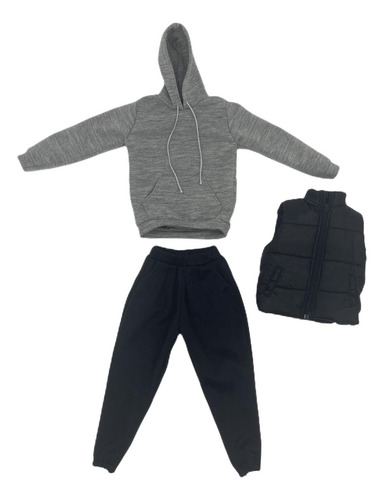 3 Ropa Masculina A Escala 1:6 Hecha A Mano Para Accesorios