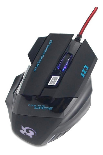 Imagen 2 de 7 de Mouse Gamer T6 2.400 Dpi 6 Botones