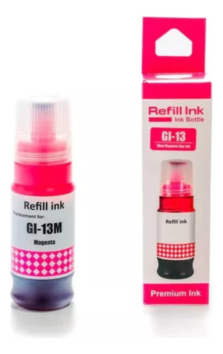 Tinta Gi-13m Magenta Compatible Con Impresora Pixma G510