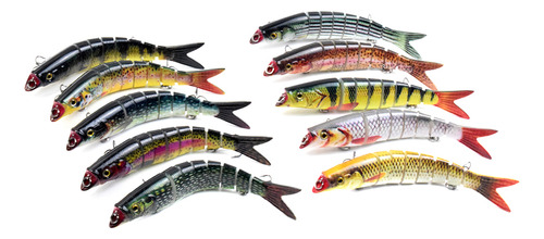 Cebo Duro Con Múltiples Articulaciones, 5.5 Pulgadas/0.76 Oz