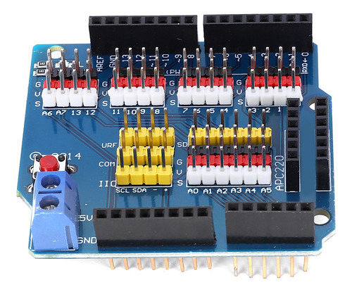 Componentes Electrónicos De La Placa De Expansión Del Sensor