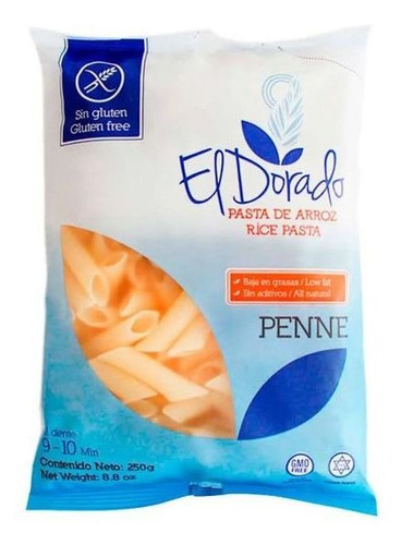 Dorado Pasta Arroz Penne 250g Sin Gluten - g a $36