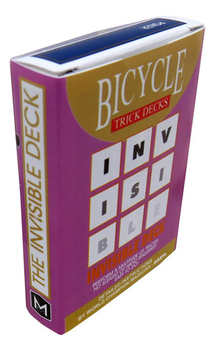 Baraja De Cartas Bicycle Invisible Deck