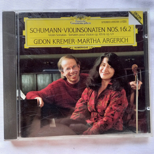 Schumann Gidon Kremer Martha Argerich Cd / Kktus