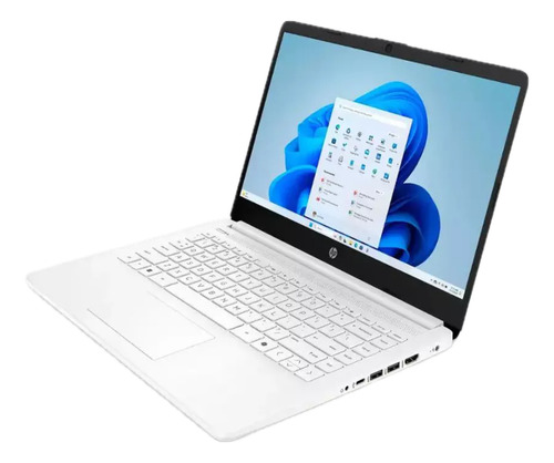 Laptop Hp 14 Intel Celeron 4gb Ram 64gb Ssd Blanco 14-dq3000dx
