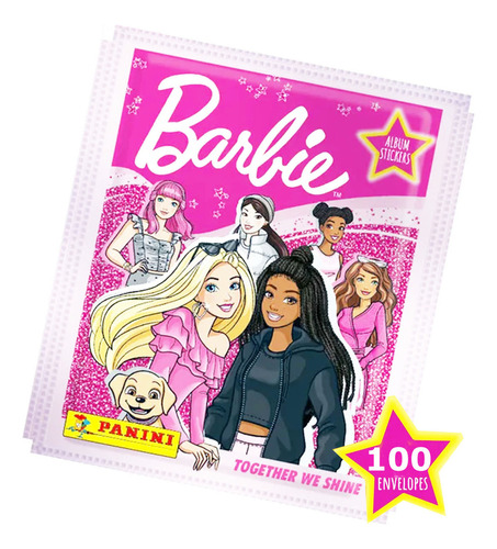 Barbie 2023 Coleção Histórica Kit Com 500 Figurinhas Boneca