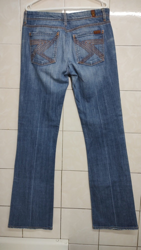 Calça Jeans Seven For All Markind 40 Customizada Bootcut