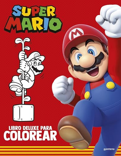 Super Mario Libro Para Colorear Deluxe - Nintendo