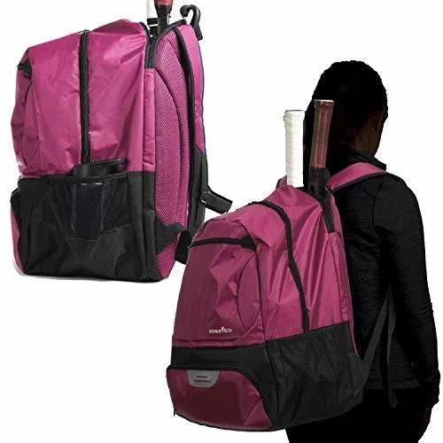 Mochila De Tenis Athletico Premier, Bolsa De Tenis Con Capac