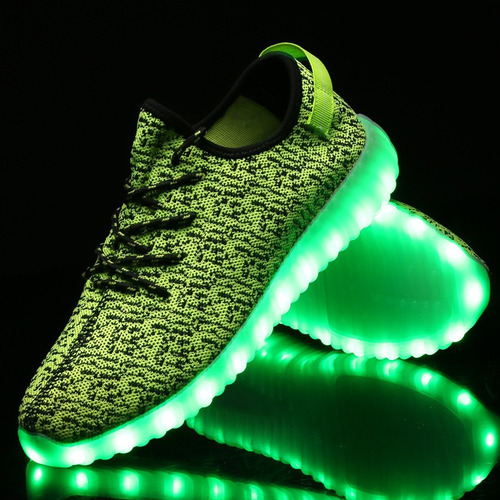 Neutral Usb Light Up Led Light Casual Fashion Sneakers