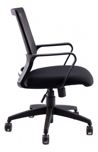 Silla Link Negra De Escritorio Gerencial